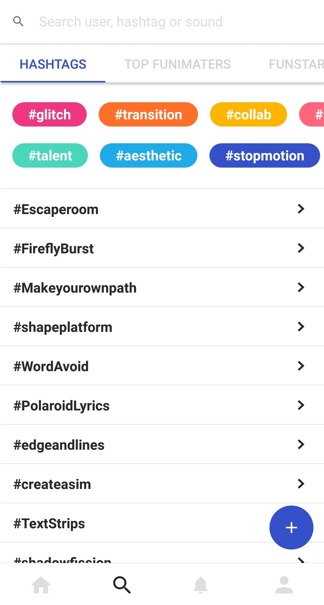 hashtags-on-funimate